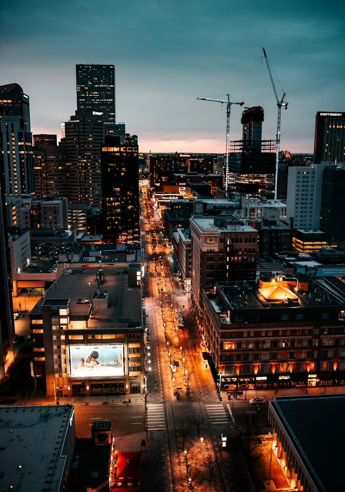 Current time in Denver, United States – city skyline