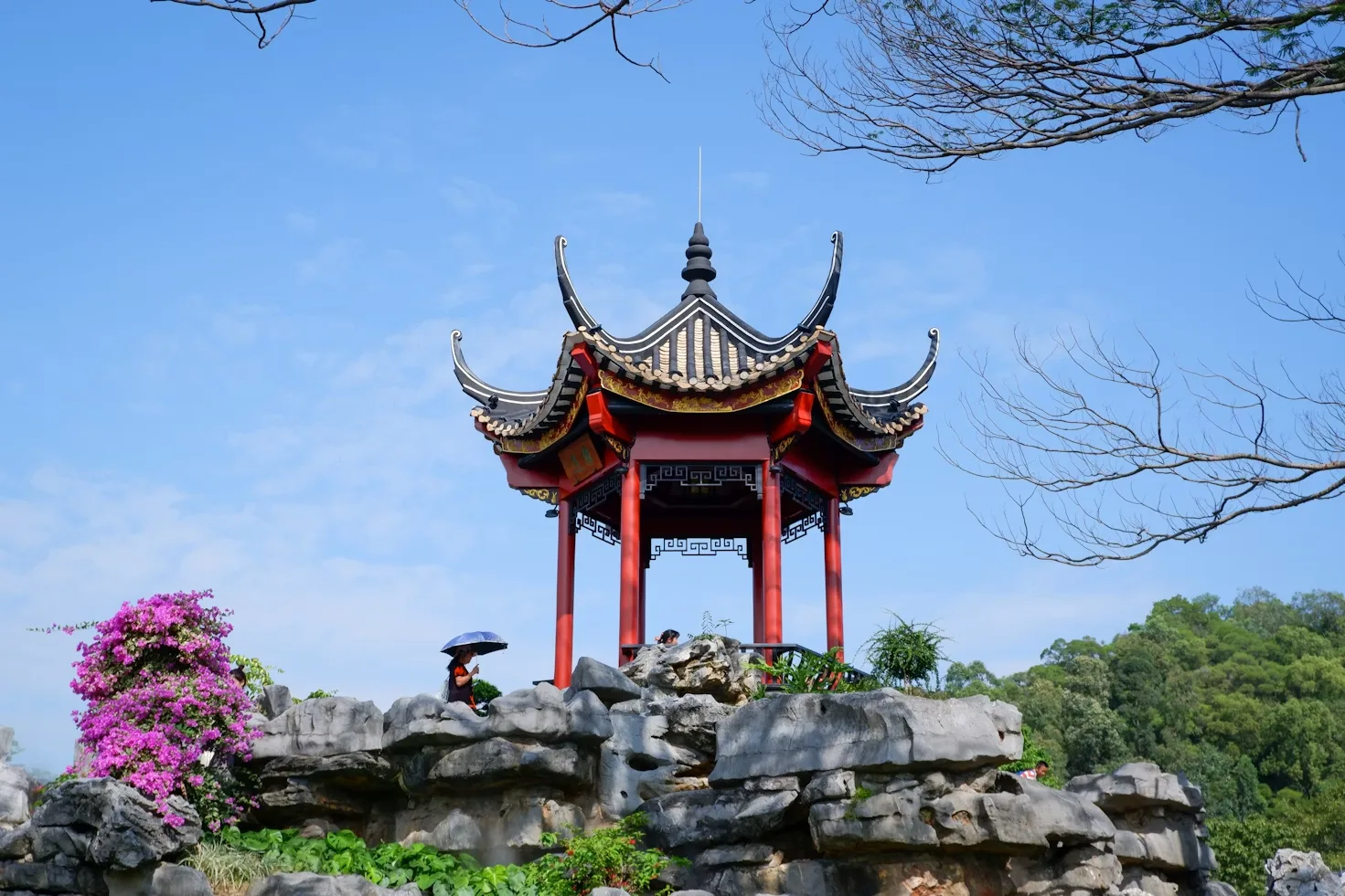 Current time in Foshan, China – city skyline