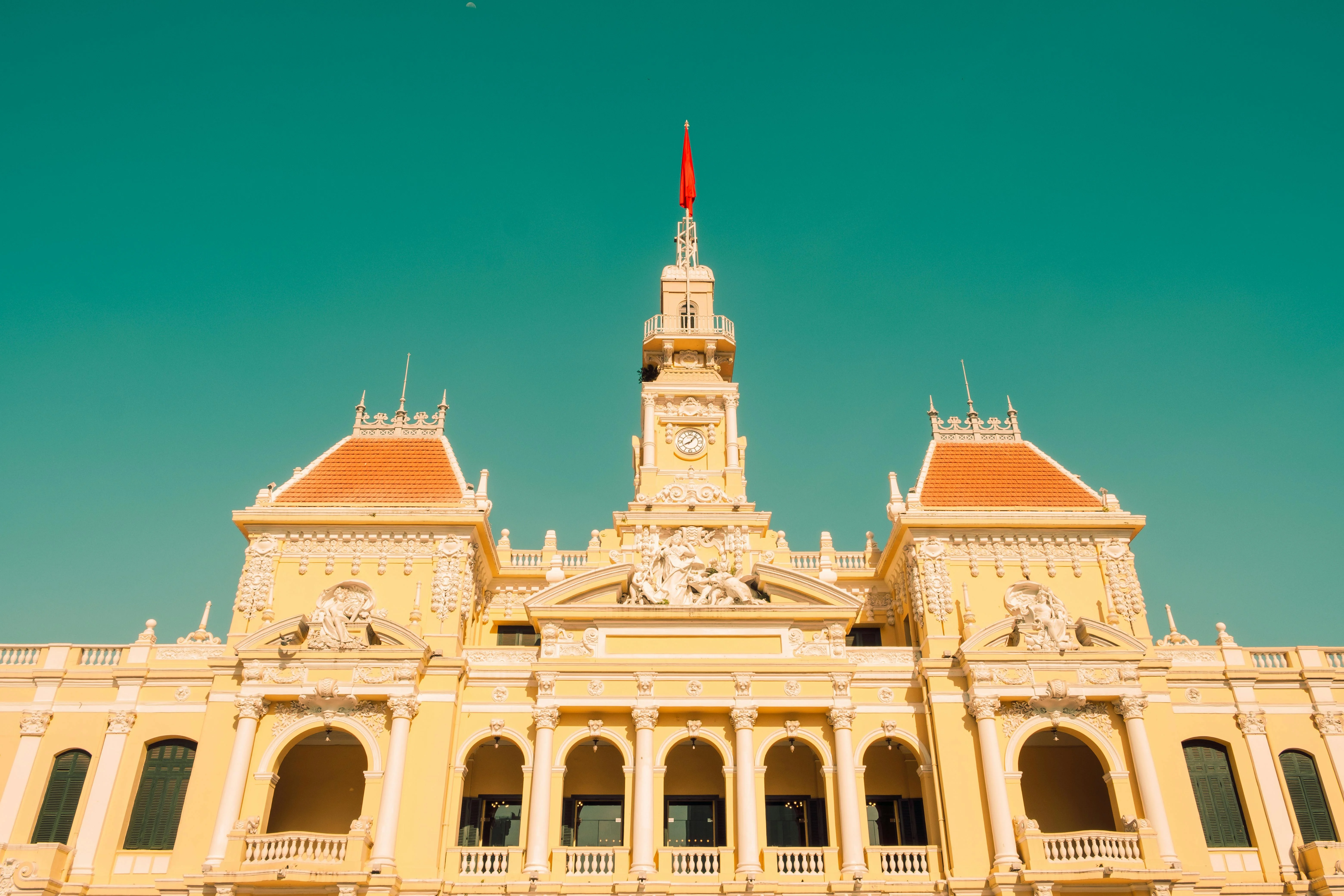 Current time in Ho Chi Minh City, Vietnam – city skyline