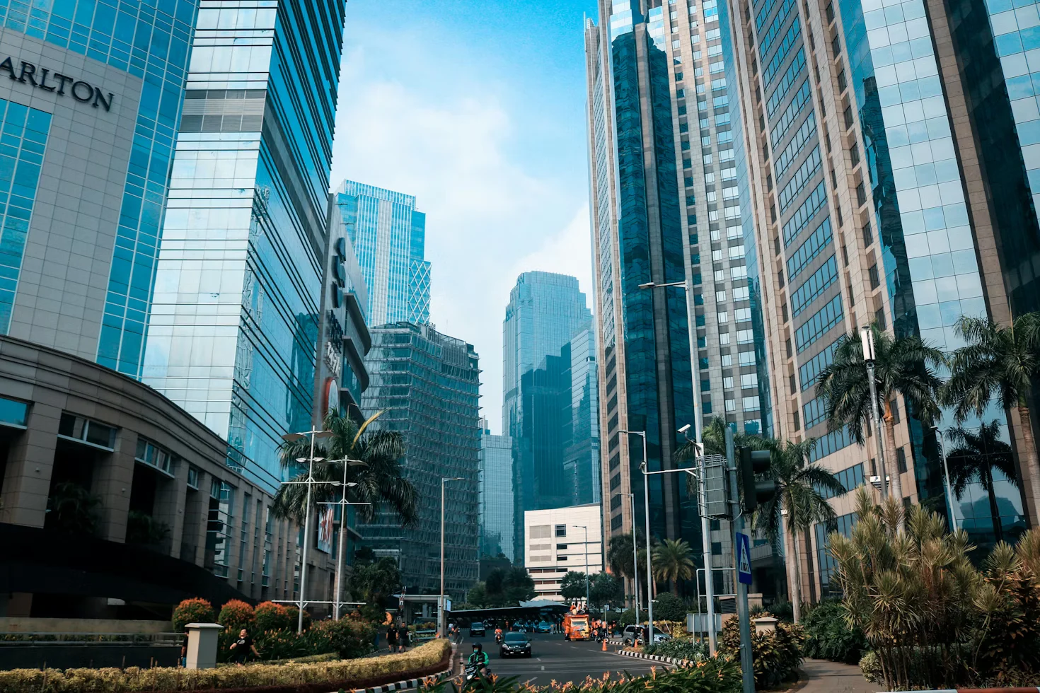 Current time in Jakarta, Indonesia – city skyline