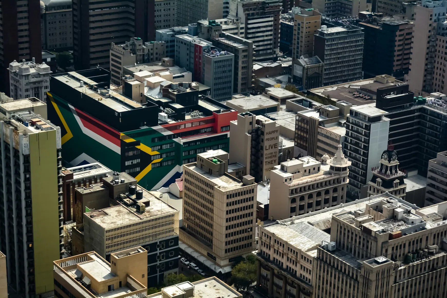Current time in Johannesburg, South Africa – city skyline