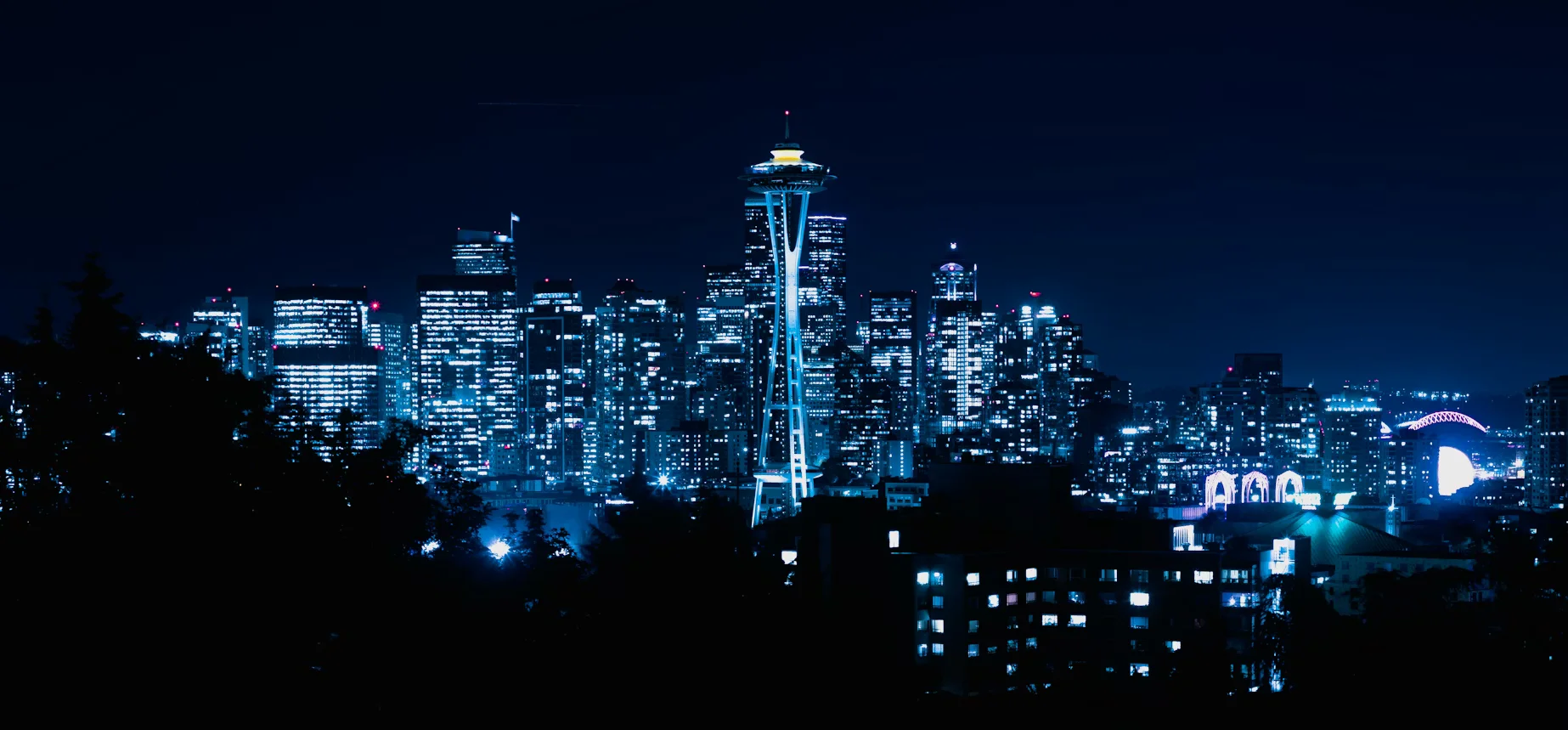 Current time in Seattle, United States – city skyline